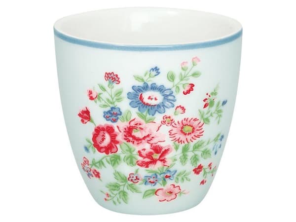 Ailis Stoneware Mini latte cup pale blue