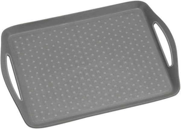 Antislip platta - Grå - L 45.5 x b 32 x H 4.5 cm - Plast - 2 transporthandtag