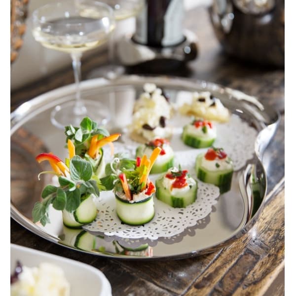 Drift V Serving Tray 36cm - Robert Welch