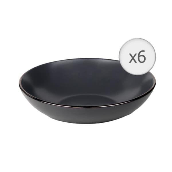 SET 6 F.ADANCI,  CERAMICA 20 CM, CALYPSO