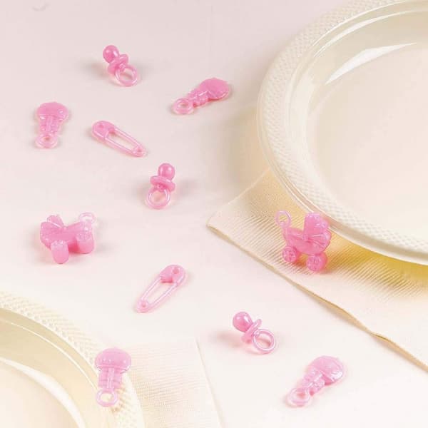 Amscan Baby Shower Table Decoration (Pack of 25) Pink One Size