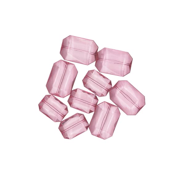 Amscan Akryl diamant ädelsten pärlor Pink One Size
