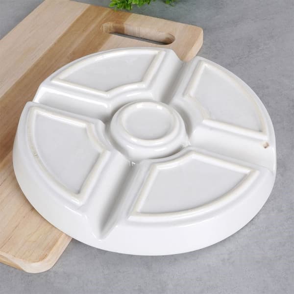 PORCELÆNTALLERKEN TIL SERVERING AF SNACKS 139329