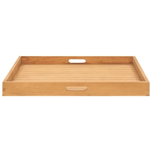 vidaXL Tarjotin 70x70 cm täysi tiikki -  Tarjoiluastiat