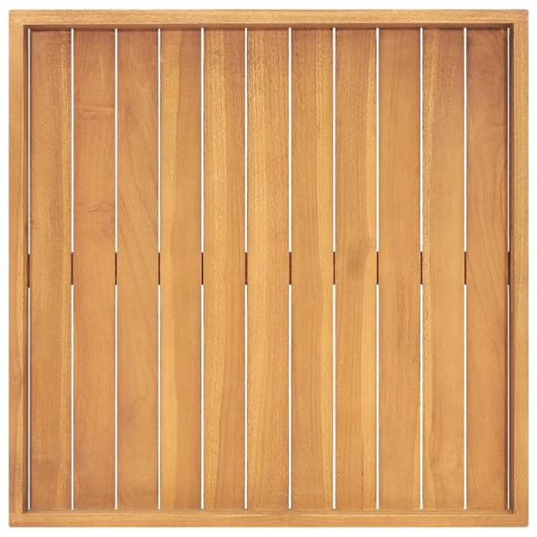 Serveringsbakke 60x60 cm massivt teaktræ - Serveringsbakke - Serveringsbakker - Home & Living