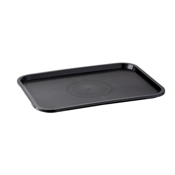 Aps - Svart självbetjänings- och snacksbricka 41 x 30,5 cm Svart