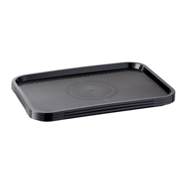 Aps - Svart självbetjänings- och snacksbricka 35 x 27 cm Svart