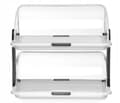 Miniatyrbild 5 av 5: Witrinskåp Rolltop HENDI - Dubbel, 465x310x410mm, Transparent lock