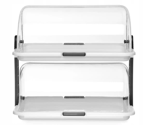 Witrinskåp Rolltop HENDI - Dubbel, 465x310x410mm, Transparent lock