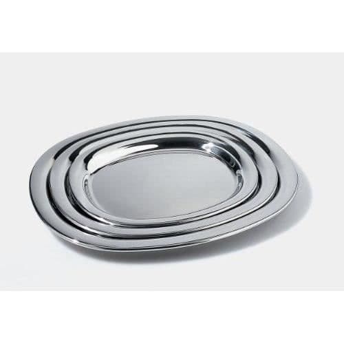 18/10 rostfri bricka - Alessi - 30 cm - Rektangulär - Grå - Bordstillbehör
