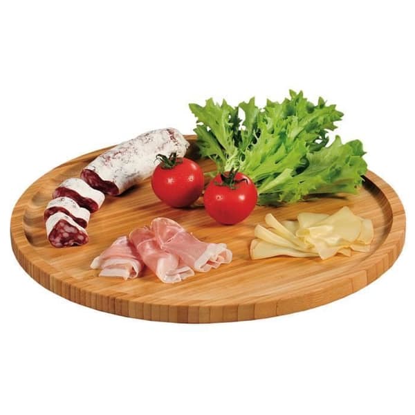 Pizzafat, pizzabräda, bricka, pizzabricka, bambu, kökstillbehör