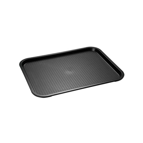 Aps - Svart självbetjänings- och snacksbricka 45 x 35,5 cm Svart