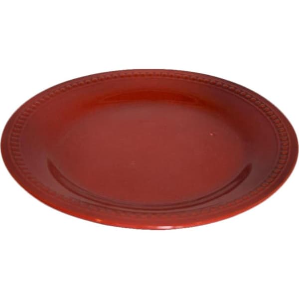 Rød desserttallerken fra Modular Collection, Tåler opvaskemaskine og mikroovn, 21,5 cm