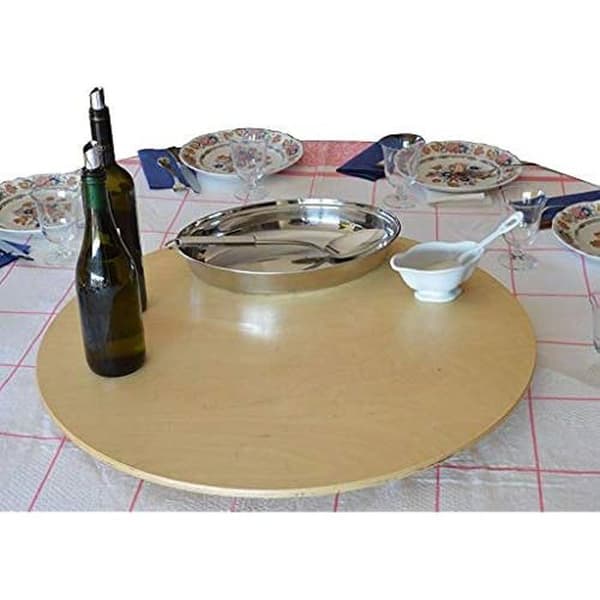 Skivspelare i naturligt trä - MADE IN ITALY - Tjocklek 1,5 cm