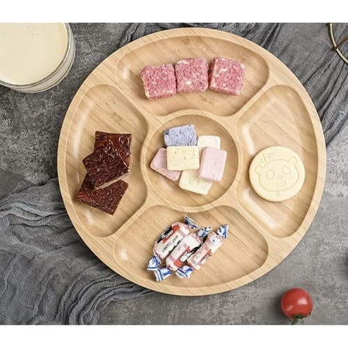 Roterande Serveringsbricka / Serveringsfat - Bambu