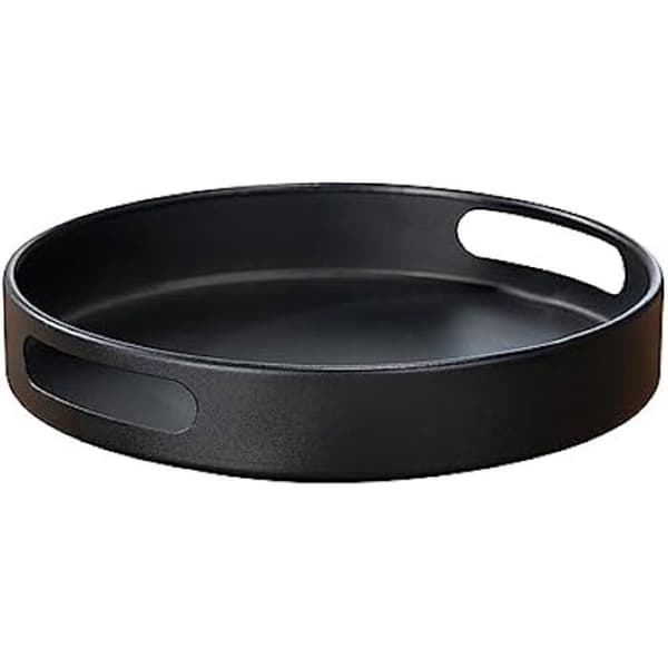 Susie skivspelare - WENKO - Svart - Pulverlackerad metall - Ø 26 x 6 cm