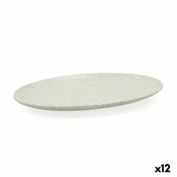 Aperitiffat - Bidasoa - Ikonic - Melaminplast - Grå - 12 Enheter - 20,2x14,4cm