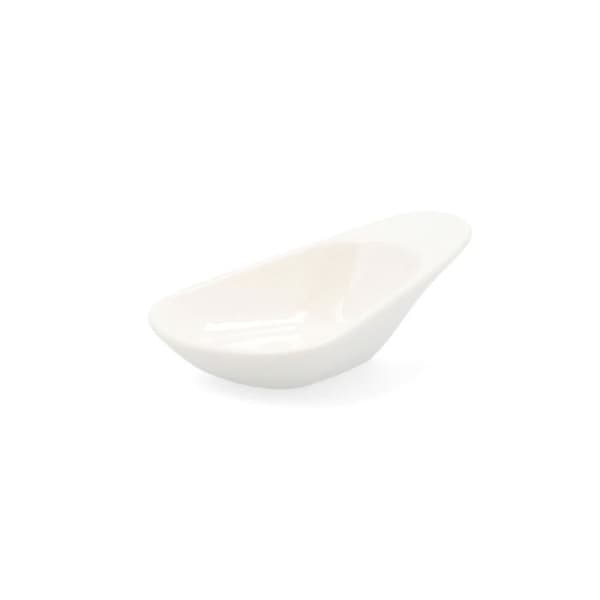 Quid Select vit keramisk förrättsbricka 10,5 cm (6 enheter) (pack 6x)