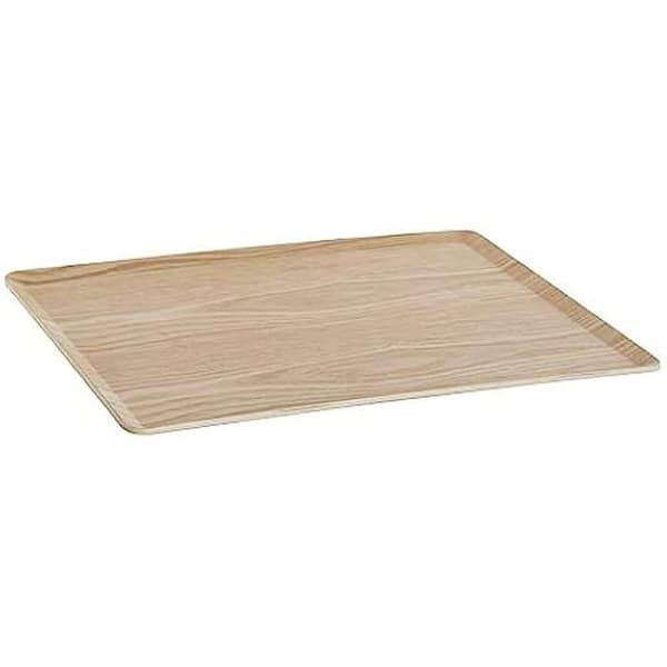 Bricka - DKD HEMDEKOR - Flerfärgad - Bambu - 28 x 36 x 0,8 cm - Rektangulär