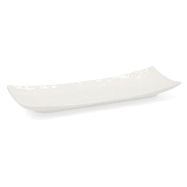 Förrättsbricka - Quid Select - Keramik - Vit - 20,5 x 7,5 cm - Förpackning med 6 enheter