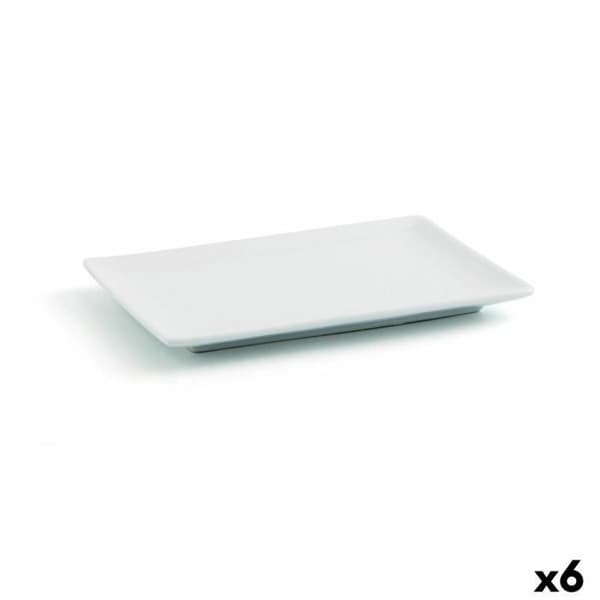 Platå aperitif - Quid - Gastro Fun - Keramik - Vit - 6 Enheter