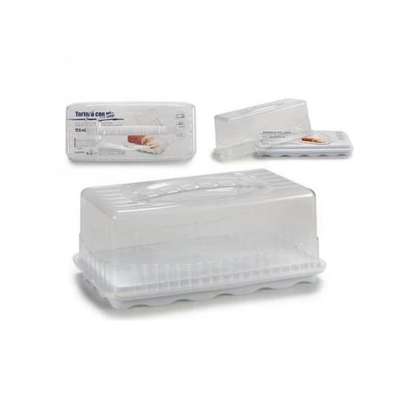 BigBuy Home - Pajfat Vit (16,5 x 15 x 35 cm) Plast