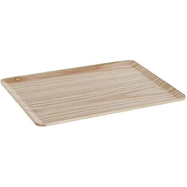 Bricka - DKD Heminredning - Flerfärgad - Bambu - 20 x 27 x 0,8 cm - Rektangulär