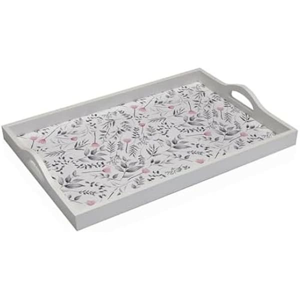 Bricka - VERSA - Caprice - MDF - Flerfärgad - 46,5 x 31,5 x 6,5 cm