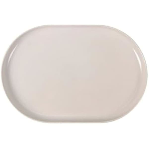 Oval snackbricka - La Mediterránea - Elfenben - 30 x 20 x 2,5 cm