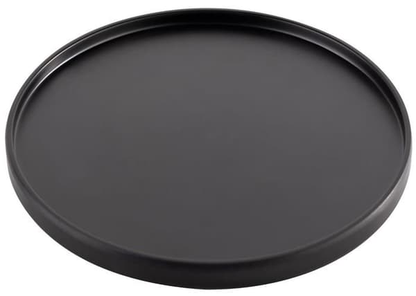 Fat - serveringsfat Aps - 85232 - Skål - Diameter: 19 cm - Höjd: 1 cm - I melamin - Svart