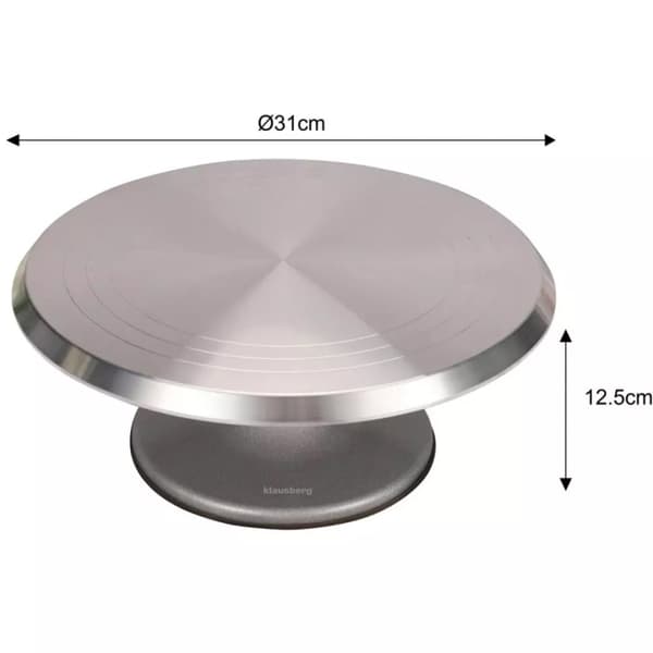 ROTERANDE PLATTA 31cm FÖR TÅRTOR KLAUSBERG KB-7710