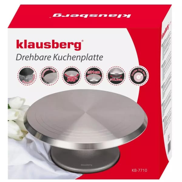 ROTERANDE PLATTA 31cm FÖR TÅRTOR KLAUSBERG KB-7710
