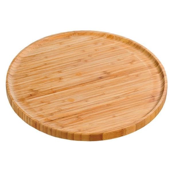 Pizzafat, pizzabräda, bricka, pizzabricka, bambu, kökstillbehör