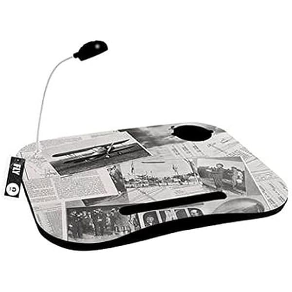 Bandeja Skrivbord - DKD HEMINNREDNING - Vintage - 48x38x7 cm - LED - Rektangulär - Vit