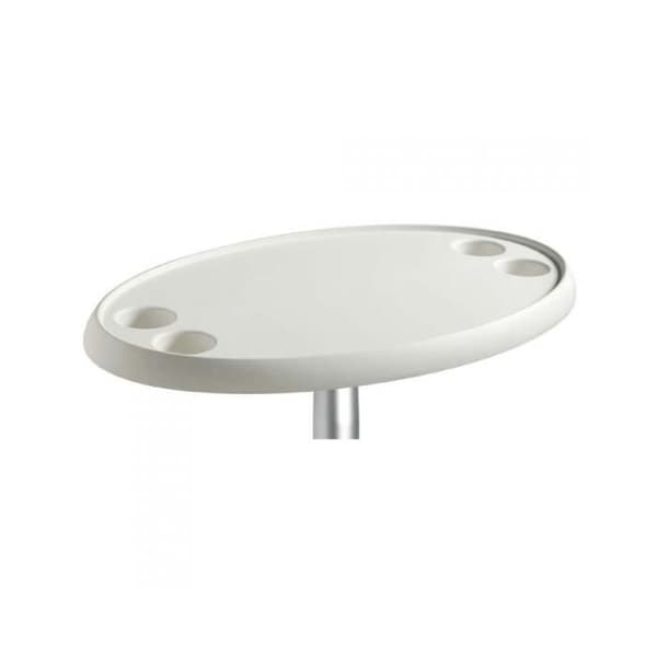 Bordplatta - oval - 762 x 450 mm