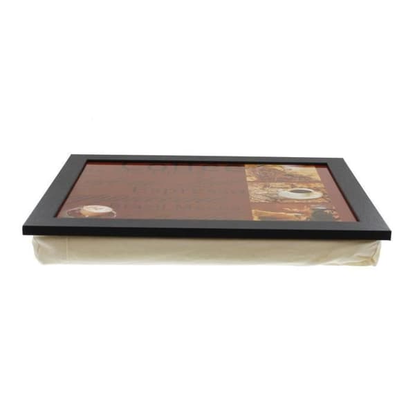 Platta - Kaffe - Trend - Trä - Praktisk kudde - 43x33x7 cm