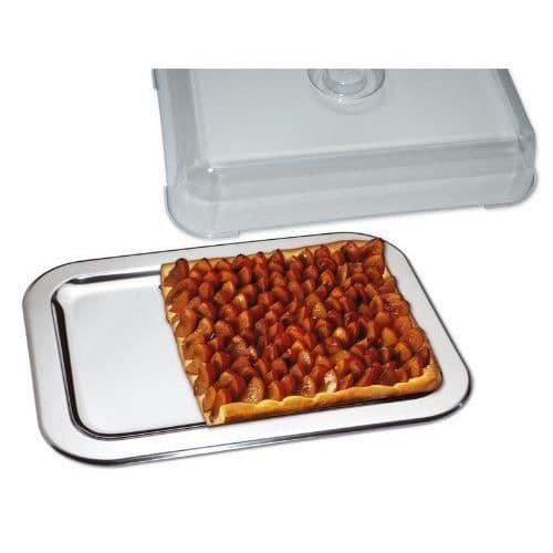 Förrättsbricka - Chg - 18623FR-07 - Rostfritt stål - 42 x 31 x 8,5 cm - Grå