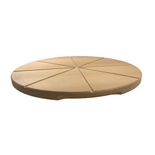 efo Serveringsbräda i trä för pizza - Rund skärbräda för pizza - Dia. 35 cm