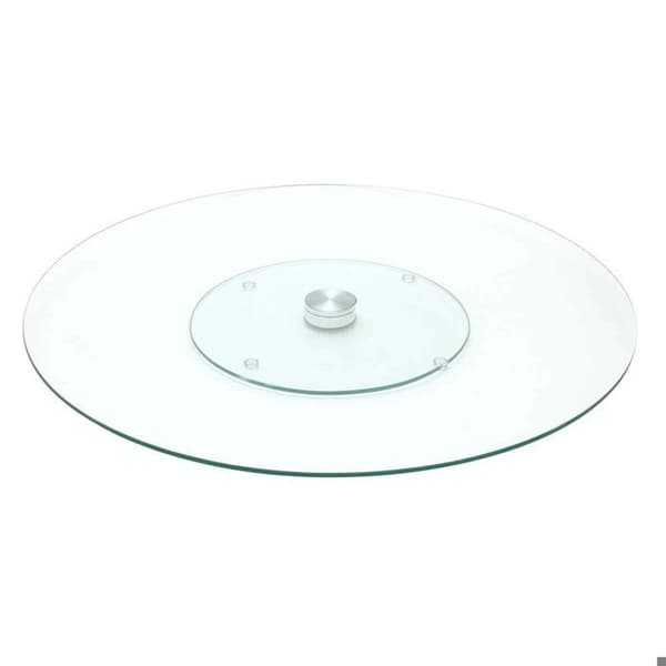 Vändplatta - SMAK OCH AVSMAKNING - KA1741 - Glas - Rostfritt stål - D45 x H2,5 cm