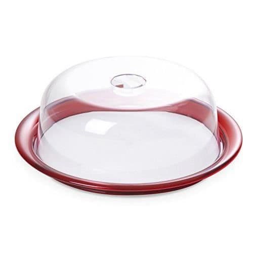 Omada Hemfärger Omada Globo Ost / Tårtfat med lock Röd 33cm - M4660RR