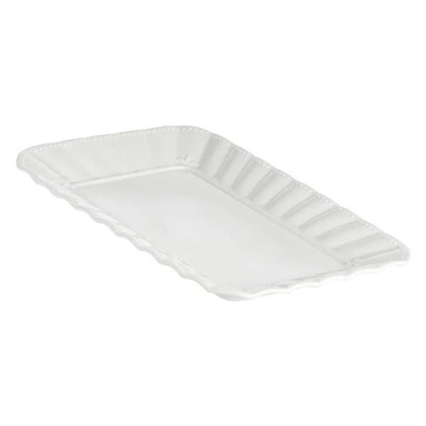 Platå - serveringsfat Den vita porslinet - P003600420