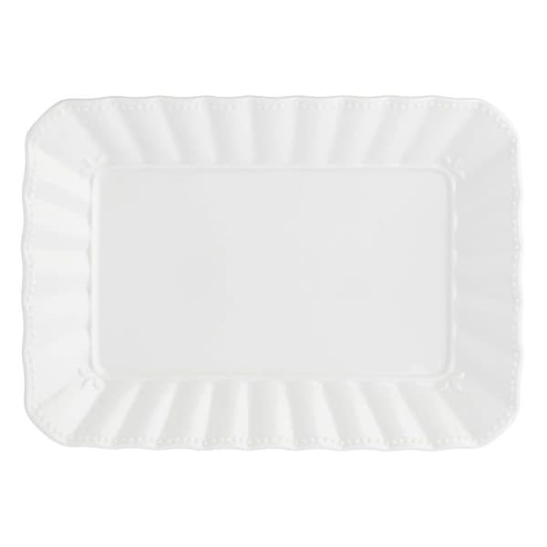 Platå - serveringsfat Den vita porslinet - P003600420