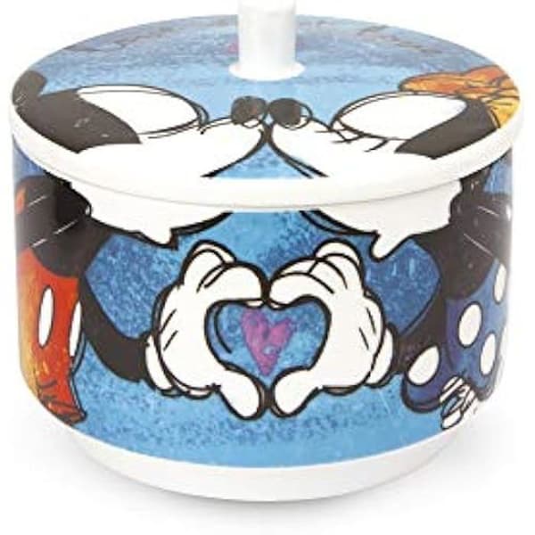 Sockerströare - DISNEY - Mickey Mouse - Porslin - Blå - Diskmaskinssäker