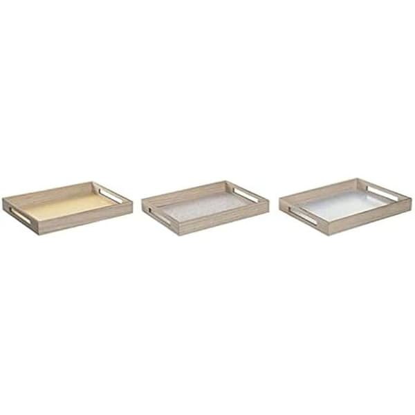 Förrättsbricka - DKD Heminredning - Estándar - MDF trä - Mått 40x30x5 cm - Olika färger