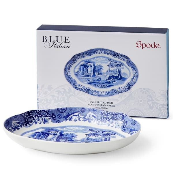 Blue Italian Serveringsfat - Spode