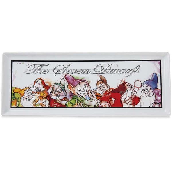 Plateau - Forma Italia - 133005 - Porslin - 26 x 10 cm - 7 Dwarfer Disney