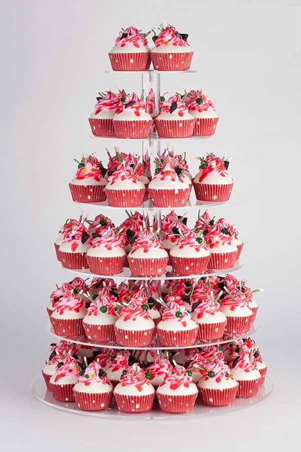 Rundt kagefad Muffins kagefad 6 niveauer