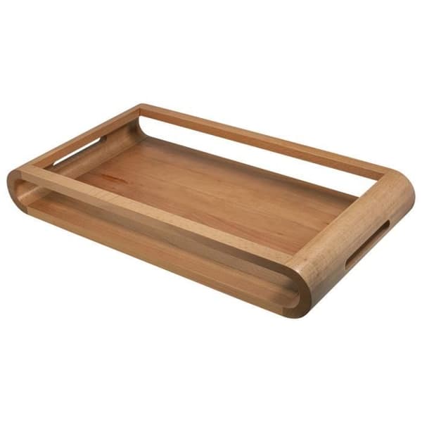 Disk - ArteLegno - ALVASDG - Serveringsfat i bokträ - 27 x 49 cm - Rektangulär