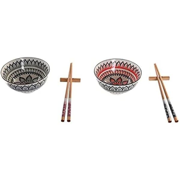 Sushi Set - DKD Heminredning - Flerfärgad - Bambu och stengods - 55 x 63 x 31 cm - För barn
