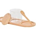 Miniatyrbild 2 av 2: Sockerskål - DKD HEMINNREDNING - Basic - Transparent - Bambu - 3 delar - 8,5 cm